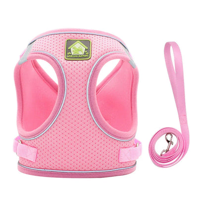 Adjustable Cat Harness & Leash Set – Breathable & Reflective