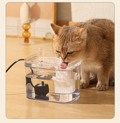 💦Automatic Pet Water Fountain 💧 – Fresh Circulating Dispenser for Cats & Dogs