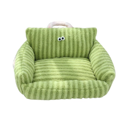 🛋️ Soft Sofa-Style Pet Bed 🐶 Warm & Stylish Winter Nest for Small Dogs & Cats