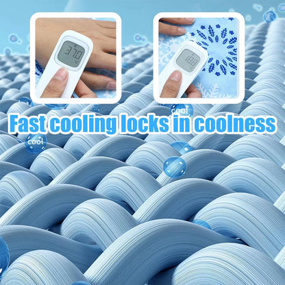 ❄️ Ice-Chill Dog Cooling Mat | Water-Filled Pad for Summer Relief 🐶🐱