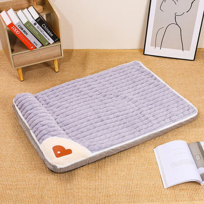 3XL Orthopedic Dog Bed 🧸 – Extra Large Cozy Winter Mat (Removable & Washable)
