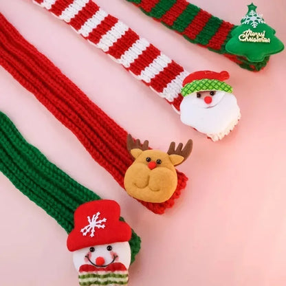 Christmas Pet Scarf 🎅 Holiday Neck Wrap for Cats & Dogs ❄️🎁