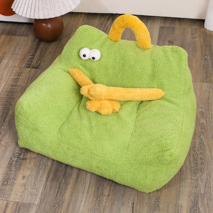 Cartoon Monster Plush Pet Sofa 🛋️ – Cute & Cozy Nest for Small & Medium Dogs & Cats
