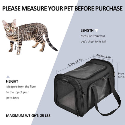 ✈️ Soft-Sided Dog Carrier Bag | Airline-Approved Travel for Small Pets 🐾