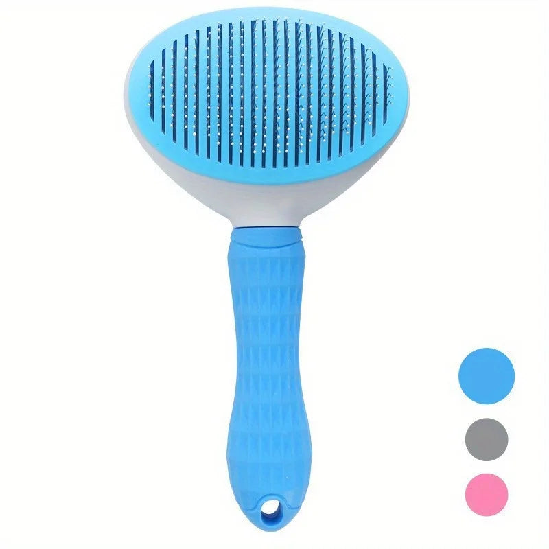 🐾 One-Click Pet Hair Removal Brush | Effortless Grooming for Dogs & Cats 🐾