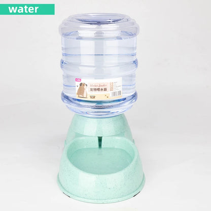 Auto Water & Food Bowl Set – Large Pet Feeder Station