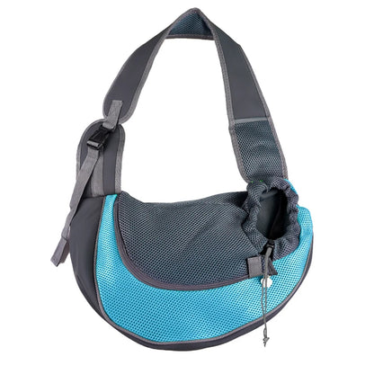 Pet Carrier Sling Bag Crossbody Mesh Travel Backpack