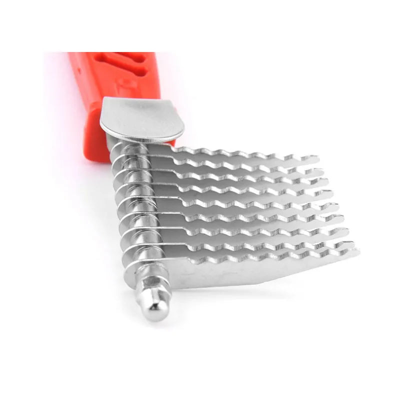 Pet Dematting Comb – Stainless Steel Grooming Rake for Dogs & Cats
