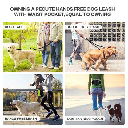Hands-Free Dog Training Waist Bag – Leash & Storage Pockets