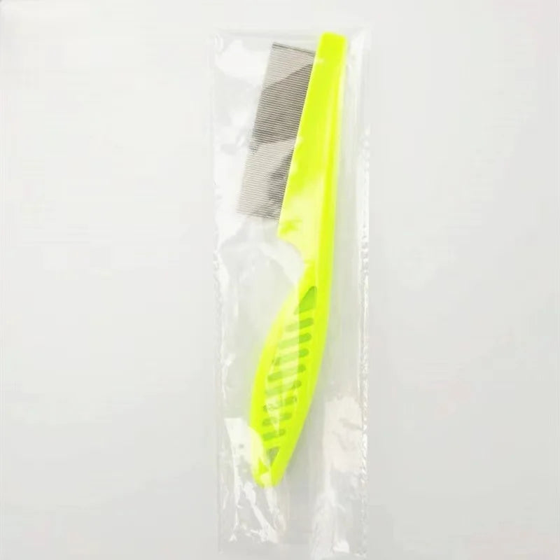 🐾 Pet Hair Shedding Comb – Stainless Steel Grooming Tool for Dogs & Cats 🐱