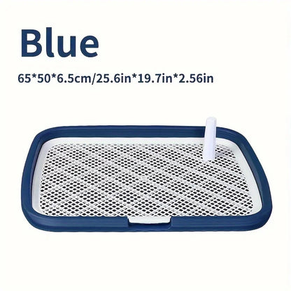 🐾 Reusable Dog Potty Toilet Tray with Mesh Net | Indoor Training Pad Holder 🐾