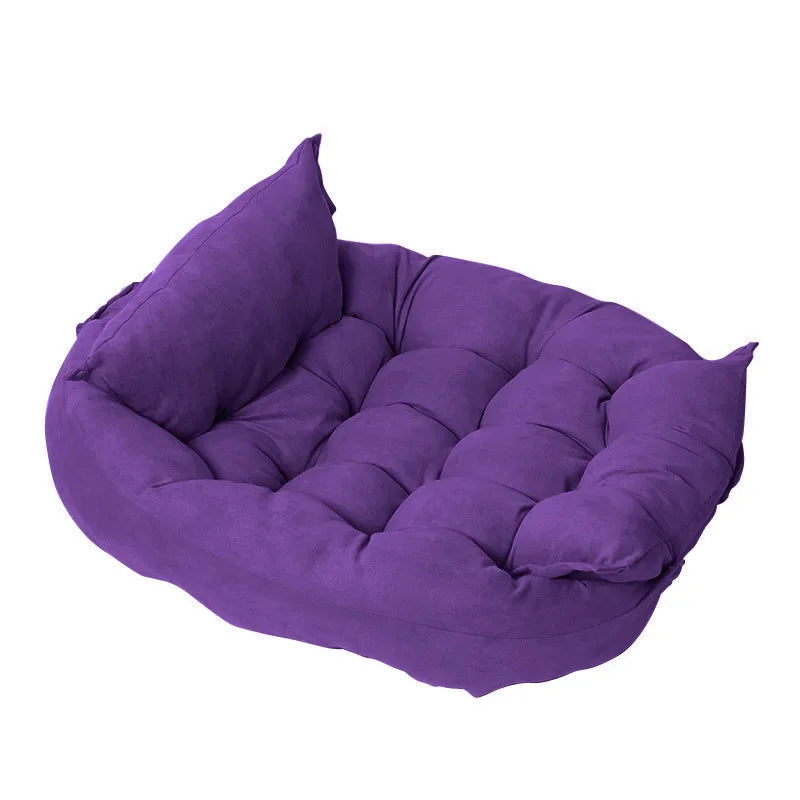 Foldable Pet Nest Bed 🐶 Cozy & Stylish Sofa Mat for Cats & Dogs 🐾