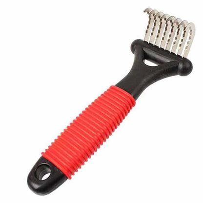 Pet Dematting Comb – Stainless Steel Grooming Rake for Dogs & Cats