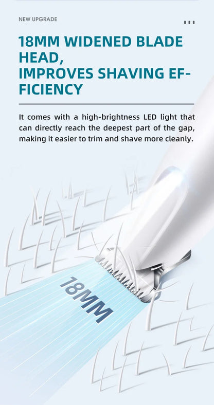 🐾 LED Pet Nail Grinder 🌟 3-Speed Rechargeable Nail Trimmer for Dogs & Cats