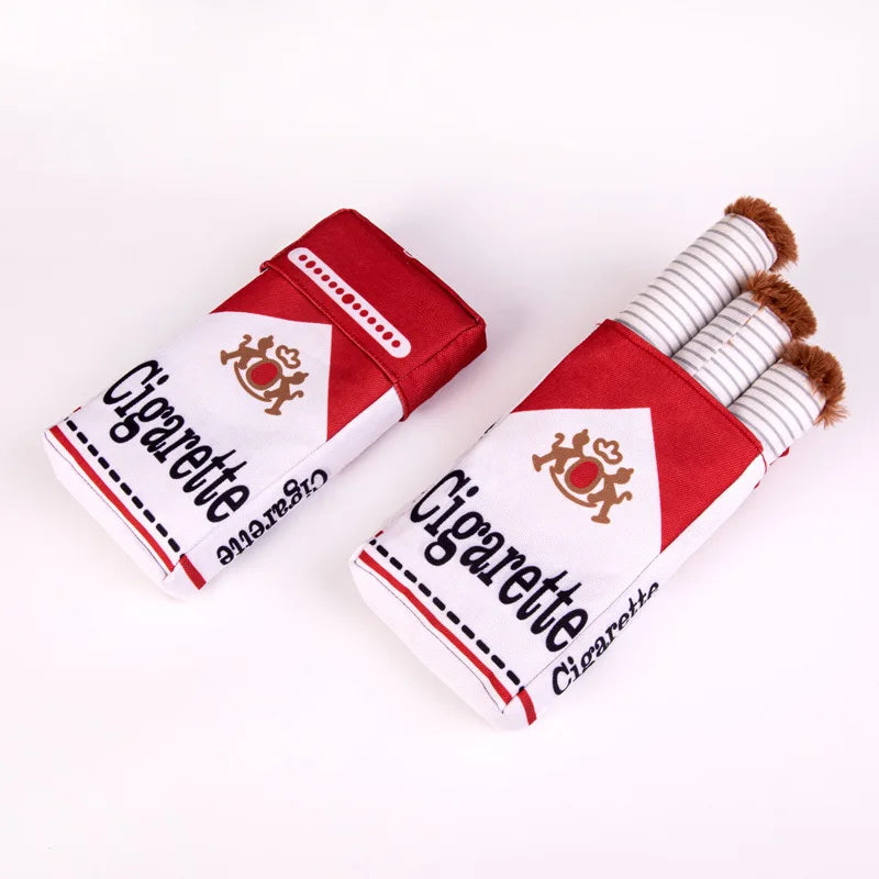 Funny Cigarette Plush Dog Toy  ✨ Soft Chew Toy for Dogs and Puppies, Imitation Design for Teething & Play