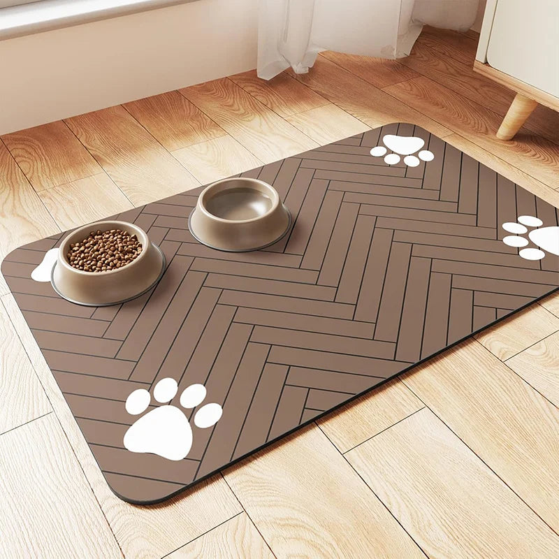 🍽️ Waterproof Pet Food Mat ✨ Non-Slip Placemat for Dogs & Cats