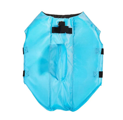 Shark Fin Dog Life Jacket 🦈 Buoyant Safety Vest for Swimming & Boating