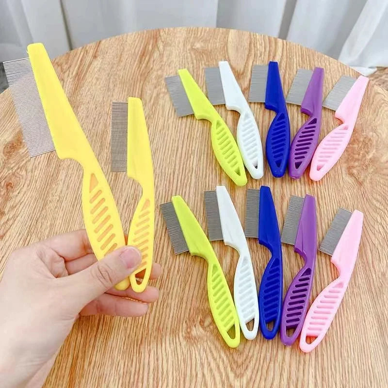 🐾 Pet Hair Shedding Comb – Stainless Steel Grooming Tool for Dogs & Cats 🐱