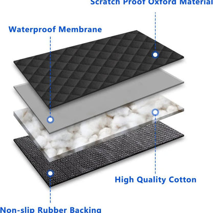 🚗 Dog Car Seat Cover 🐶 Waterproof & Hammock Travel Mat for Small to Large Dogs