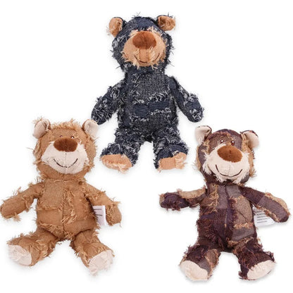 🧸 Squeaky Teddy Bear Dog Toy – Soft, Durable & Fun 🐕