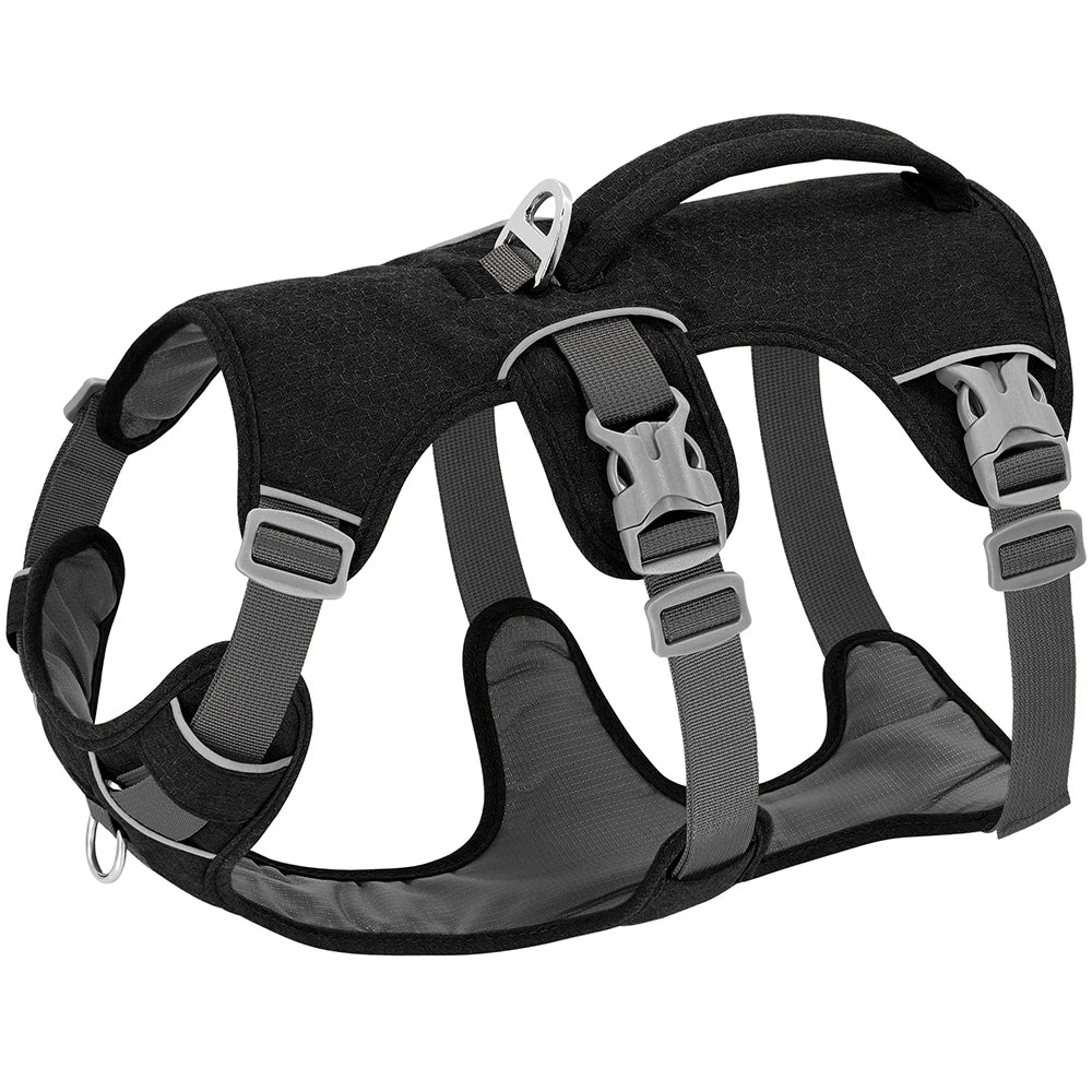 🎯 Reflective Dog Harness 🐕 Vest with Handle for Medium & Large Dogs