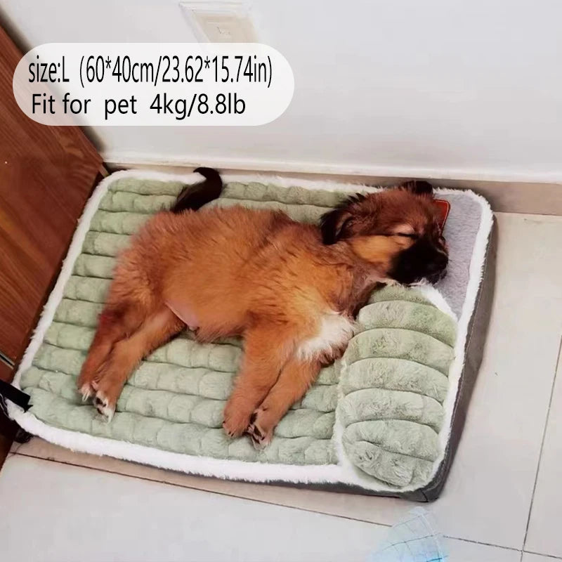 3XL Orthopedic Dog Bed 🧸 – Extra Large Cozy Winter Mat (Removable & Washable)