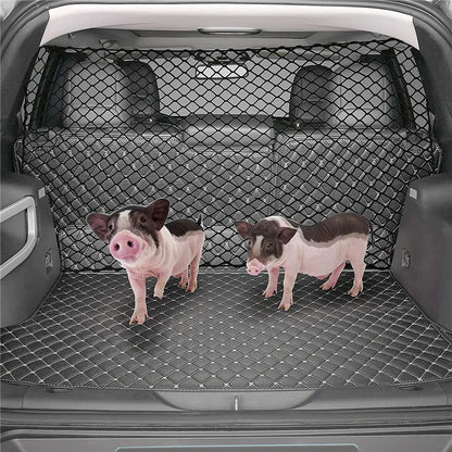 🚗 Car Pet Barrier Net 🐶 Mesh Safety Divider for SUVs & Hatchbacks