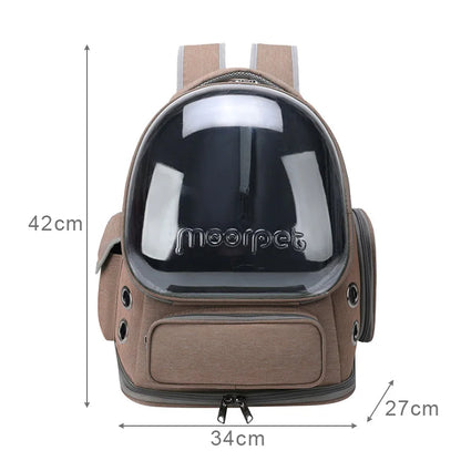 Transparent Cat Carrier Breathable Travel Bag for Pets
