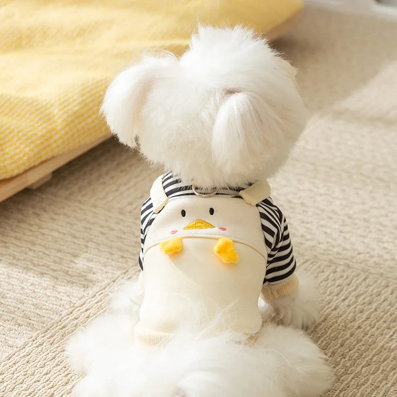 🐕 Cute Duck Hoodie for Small Dogs & Cats – Soft, Stylish & Comfy!