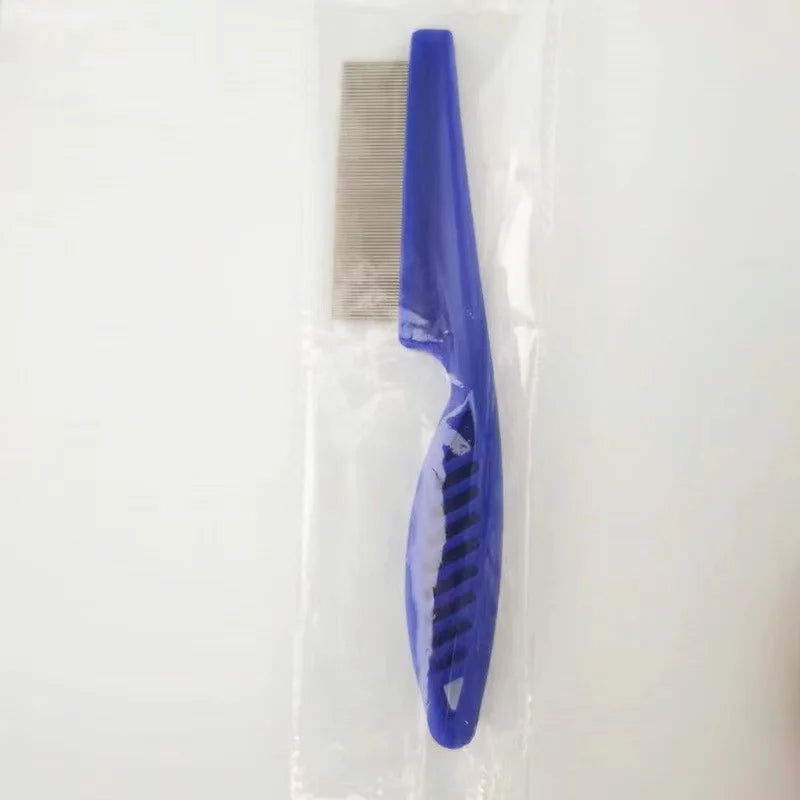 🐾 Pet Hair Shedding Comb – Stainless Steel Grooming Tool for Dogs & Cats 🐱