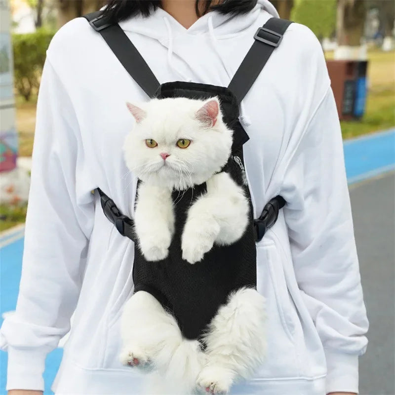 Cat Carrier Backpack – Adjustable Double Shoulder Travel Bag