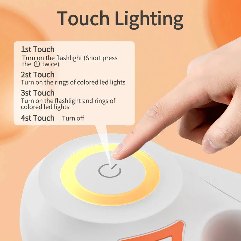 LED Dog Leash 🌈 Retractable & Rechargeable Light-Up Lead (3M/5M)