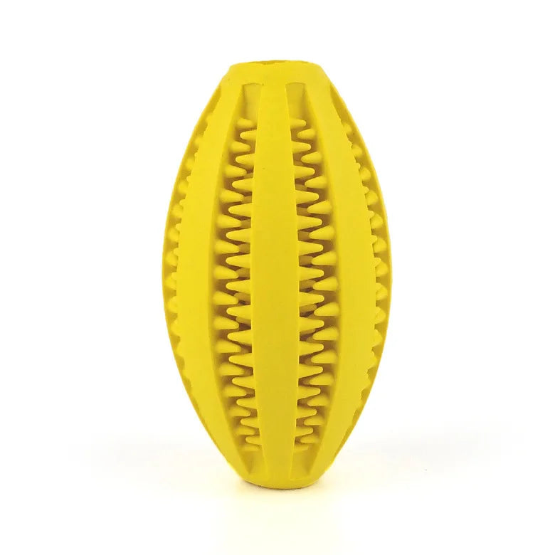Dog Chew Ball Toy Tough Rubber Dental Ball