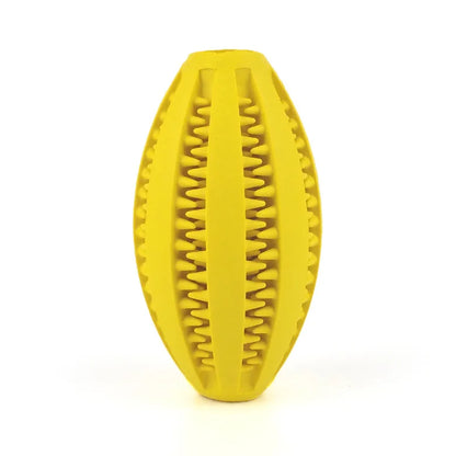 Dog Chew Ball Toy Tough Rubber Dental Ball