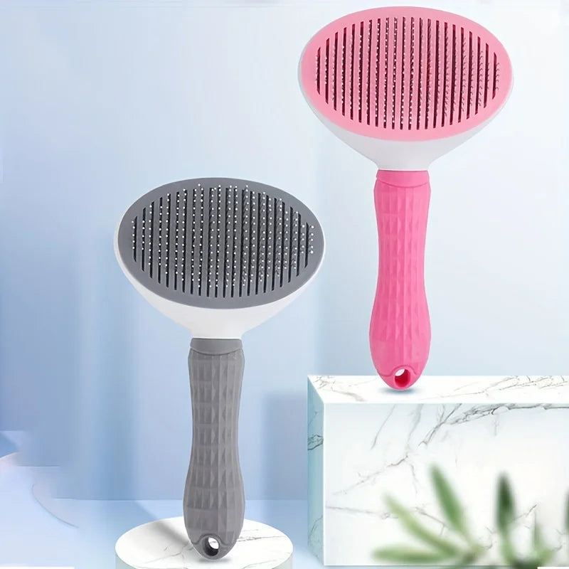 🐾 One-Click Pet Hair Removal Brush | Effortless Grooming for Dogs & Cats 🐾