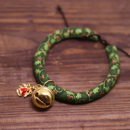 🔔 Christmas Pet Collar 🌟 Adjustable Bell Necklace for Cats & Dogs