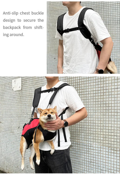 🎒 Pet Travel Backpack 🎈 Outdoor Dog & Cat Carrier 🐾