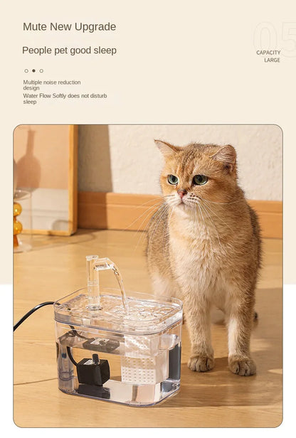 💦Automatic Pet Water Fountain 💧 – Fresh Circulating Dispenser for Cats & Dogs