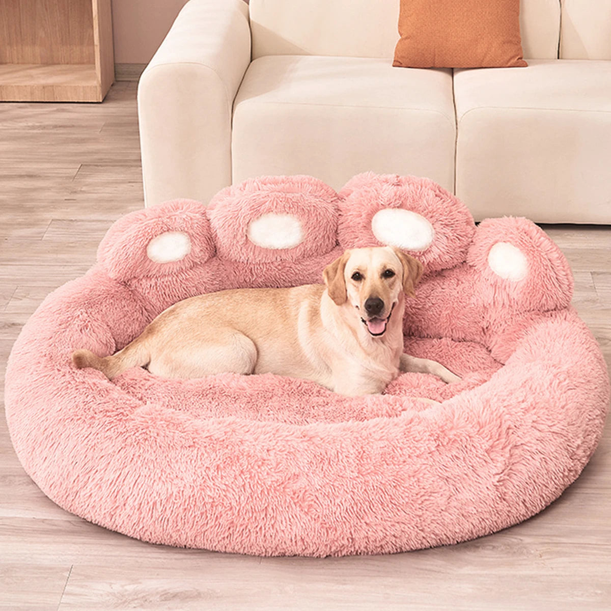 Luxury Plush Dog Sofa Bed 🐶 | Cozy & Washable Nest for Small to Large Pets 🛏️