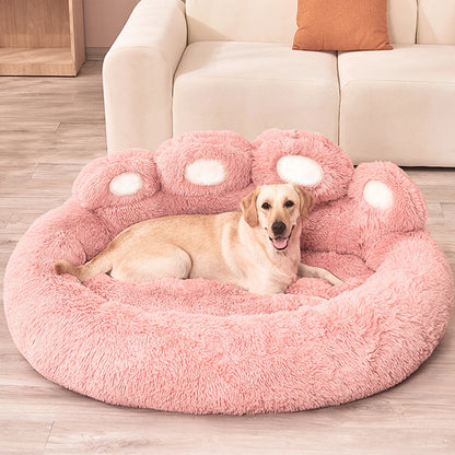 Luxury Plush Dog Sofa Bed 🐶 | Cozy & Washable Nest for Small to Large Pets 🛏️
