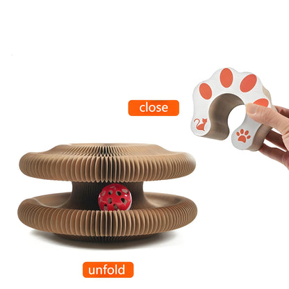Magic Organ Cat Scratcher Board Toy with Ball Fun