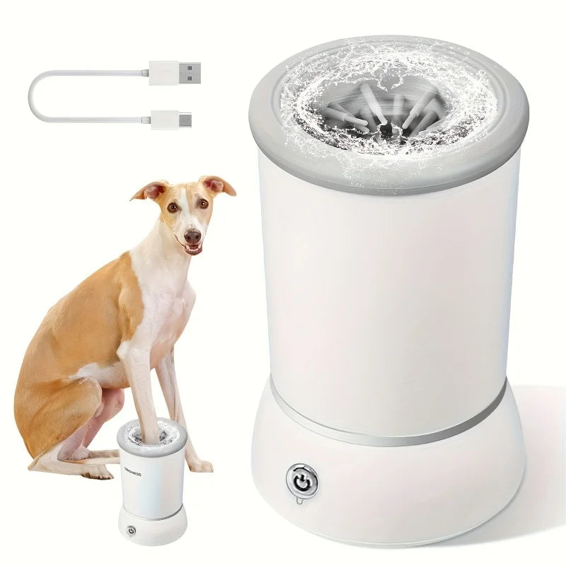 🧼 Electric Pet Paw Cleaner – Portable & Gentle Wash Cup 🐾