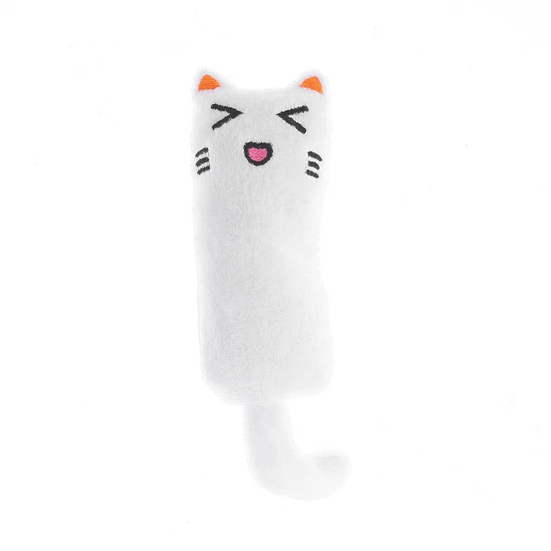 🐱 Interactive Plush Cat Toy – Catnip Chewing & Squeaky Play Toy for Kittens 🧸