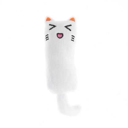 🐱 Interactive Plush Cat Toy – Catnip Chewing & Squeaky Play Toy for Kittens 🧸