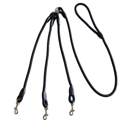 🐾 3-Way Dog Coupler Leash – No Tangle Splitter Triple Lead for Walking 3 Dogs or Cats 🐕