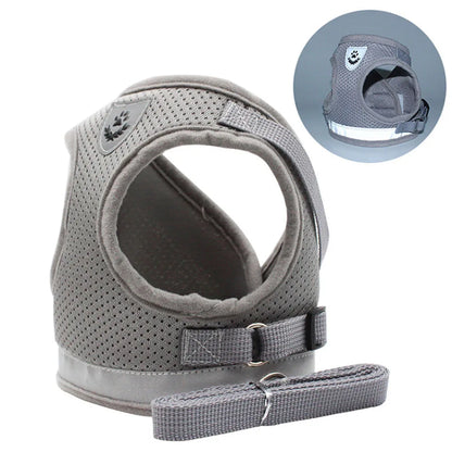 Adjustable Cat Harness & Leash Set – Breathable & Reflective