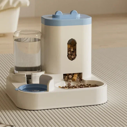 Auto Feeder & Water Bowl – Large Pet Food Dispenser ️