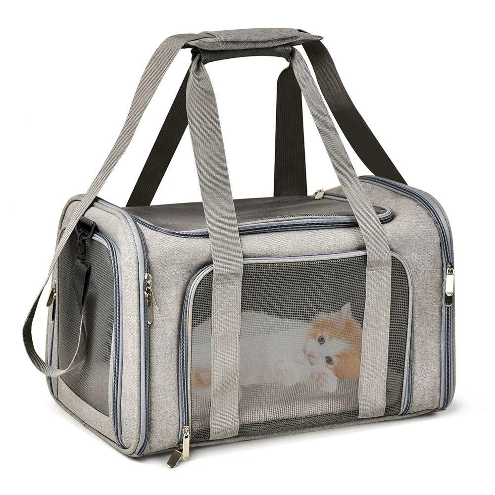 ✈️ Soft-Sided Dog Carrier Bag | Airline-Approved Travel for Small Pets 🐾
