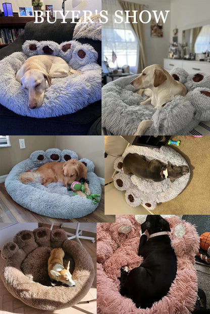 Luxury Plush Dog Sofa Bed 🐶 | Cozy & Washable Nest for Small to Large Pets 🛏️