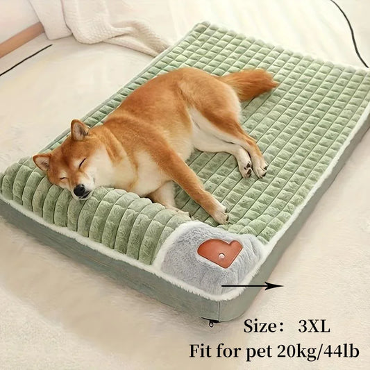3XL Orthopedic Dog Bed 🧸 – Extra Large Cozy Winter Mat (Removable & Washable)